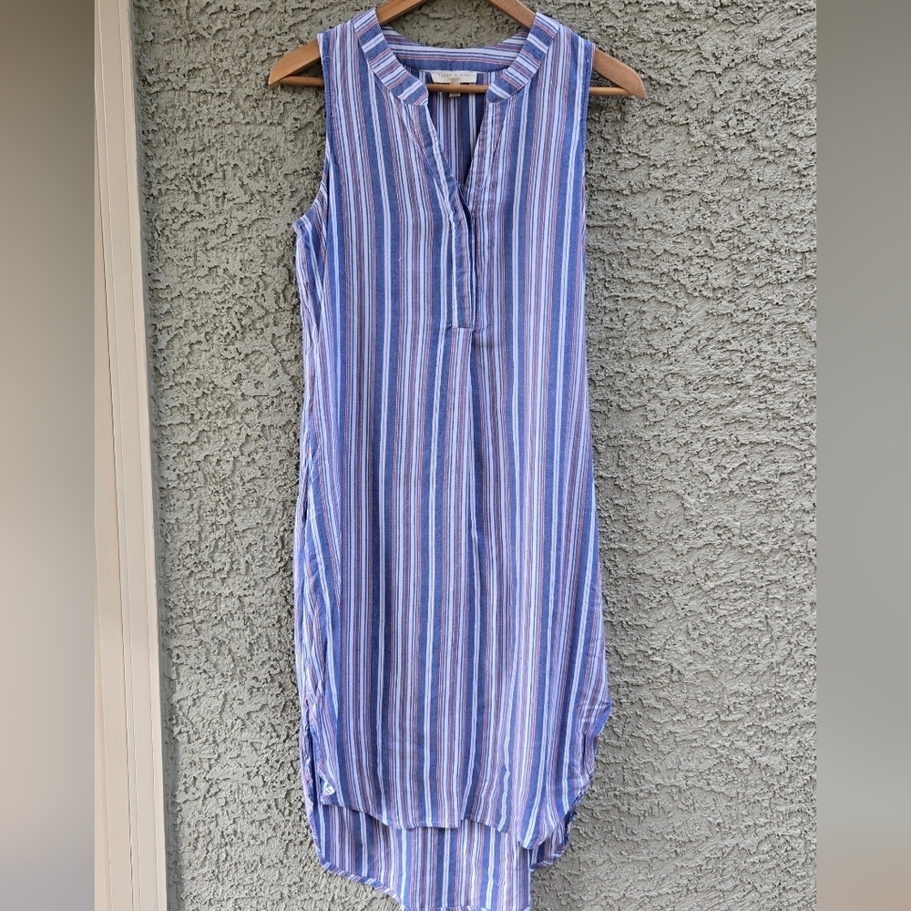 Flint & Moss Sleeveless Striped Dress